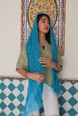 شال چروک دور ریش