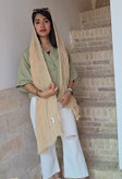 شال چروک دور ریش