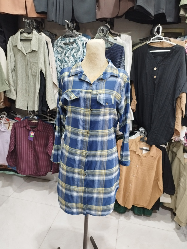 شومیز چهارخونه خنک ارزان